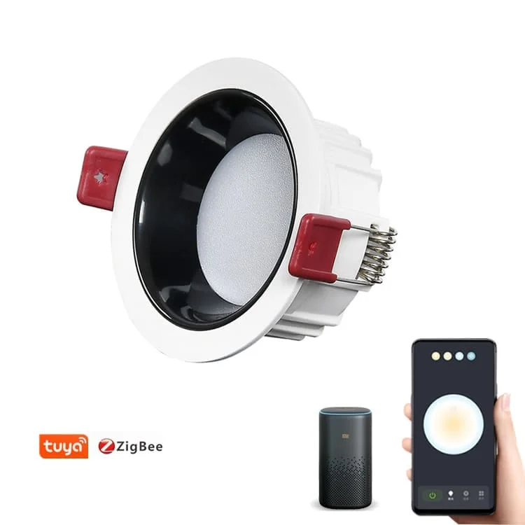 7W-25W Zigbee Tuya 스마트 매입 LED 다운라이트